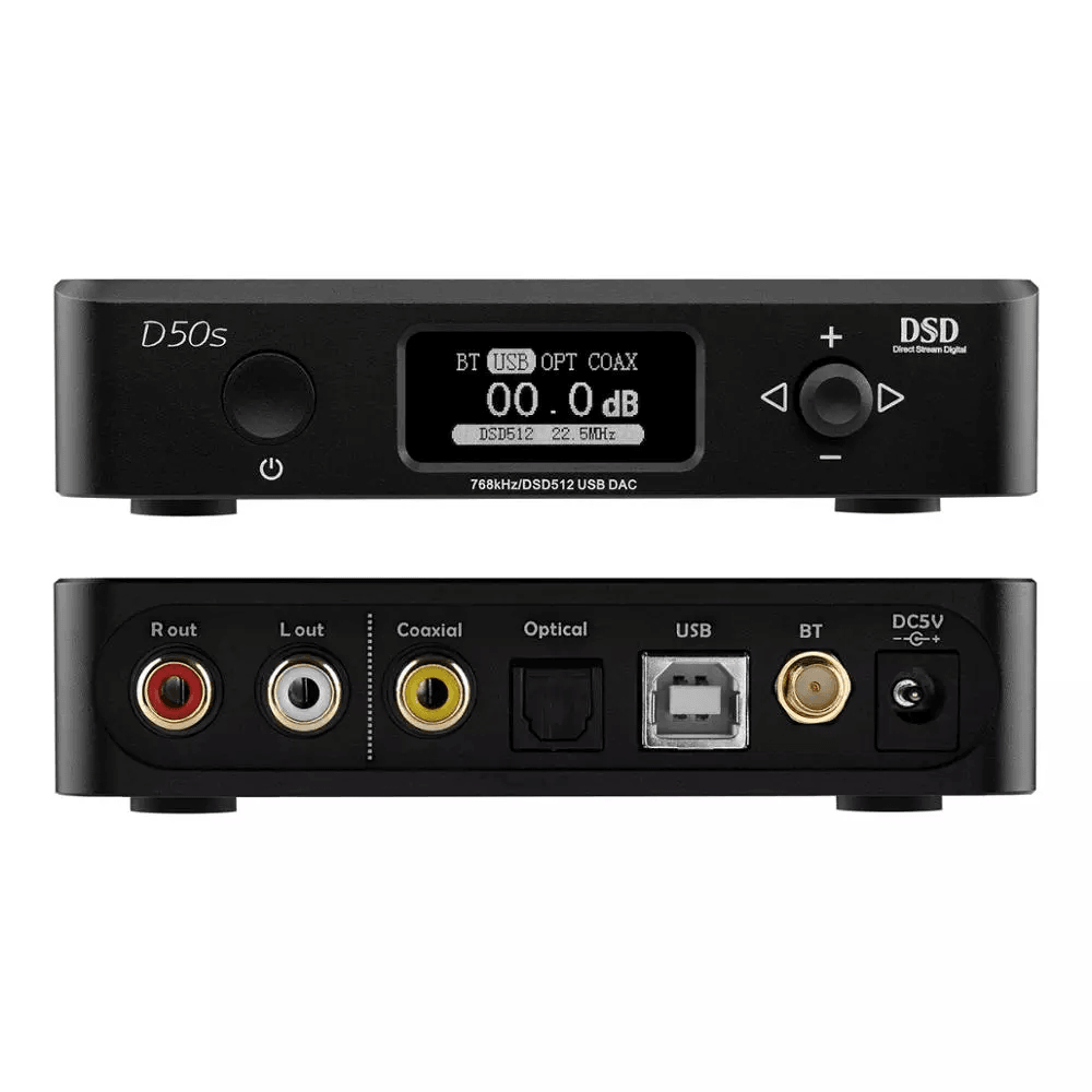 TOPPING D50S ES9038Q2M DAC Bluetooth 5.0 LDAC D50 DSD512 32Bit/768Khz HIFI Audio Decoder Trendha