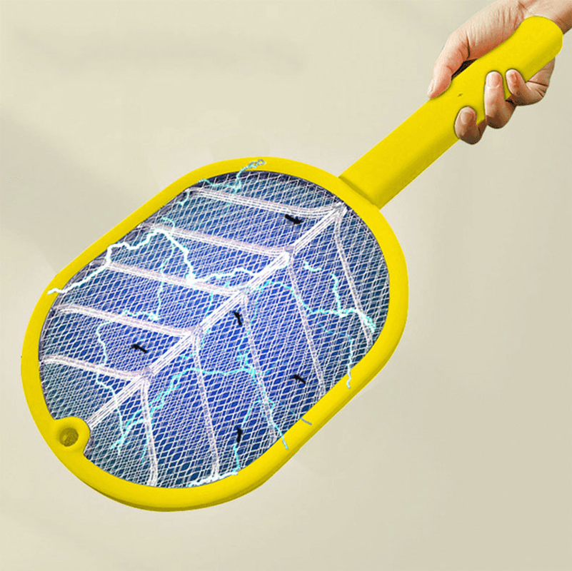 2700V Electric 4In1 Insect Racket Swatter Zapper USB Rechargeable Mosquito Swatter Kill Fly 3 Network Bug Zapper Killer Trap dylinoshop