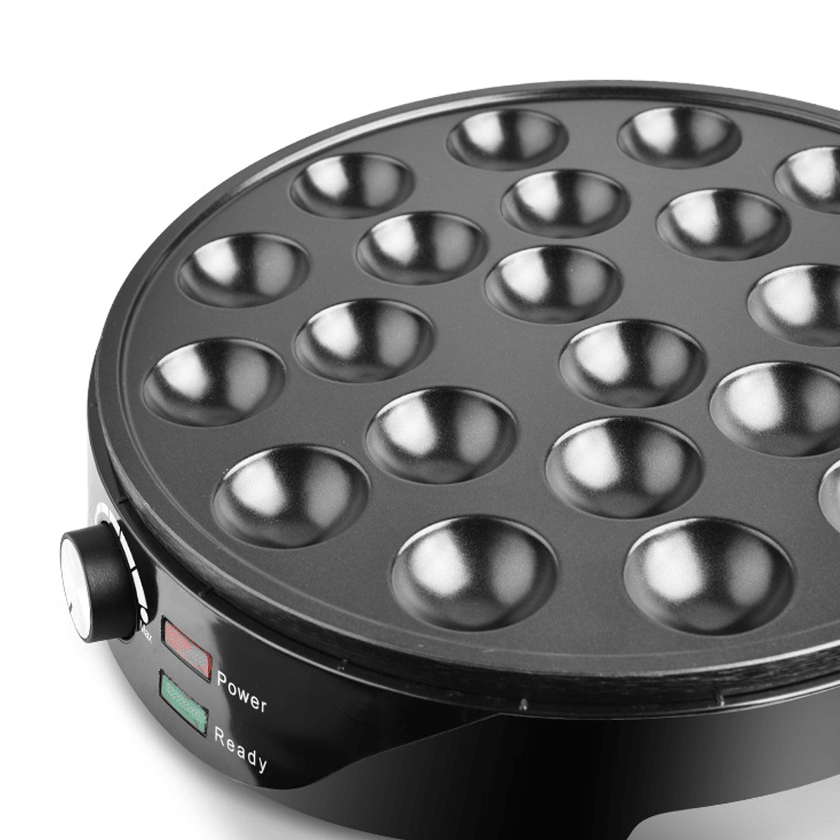 Electric Takoyaki Maker 1000W 22 Holes Machine Snacks Grill Pan Baking Kitchen Trendha