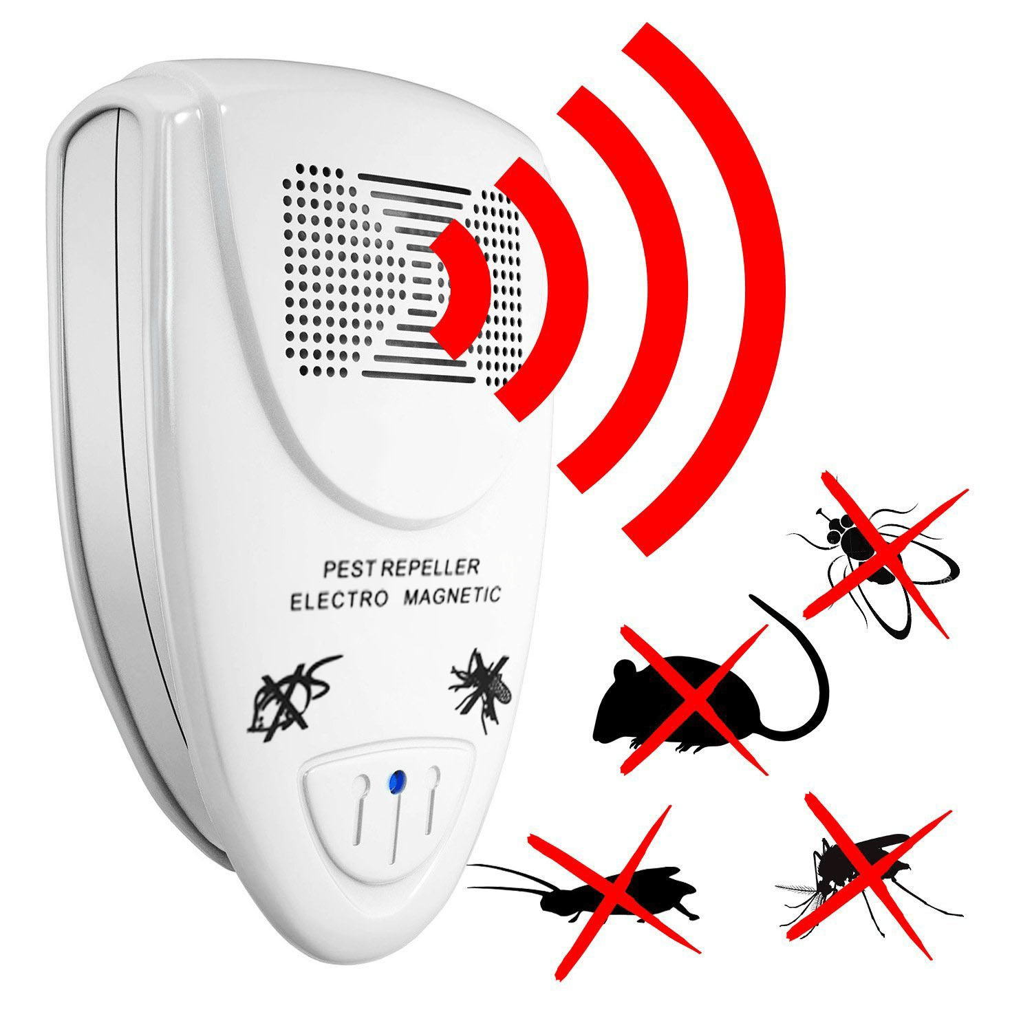 LP-04 Ultrasonic Pest Repeller Electronic Pests Control Repel Mouse Mosquitoes Roaches Killer dylinoshop