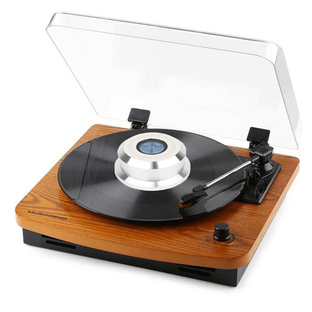 Monosaudio 60Hz LP Vinyl Record Turntables Disc Gramophone Stabilizer Suppression Clamp Shock Absorber Disc Pad Trendha