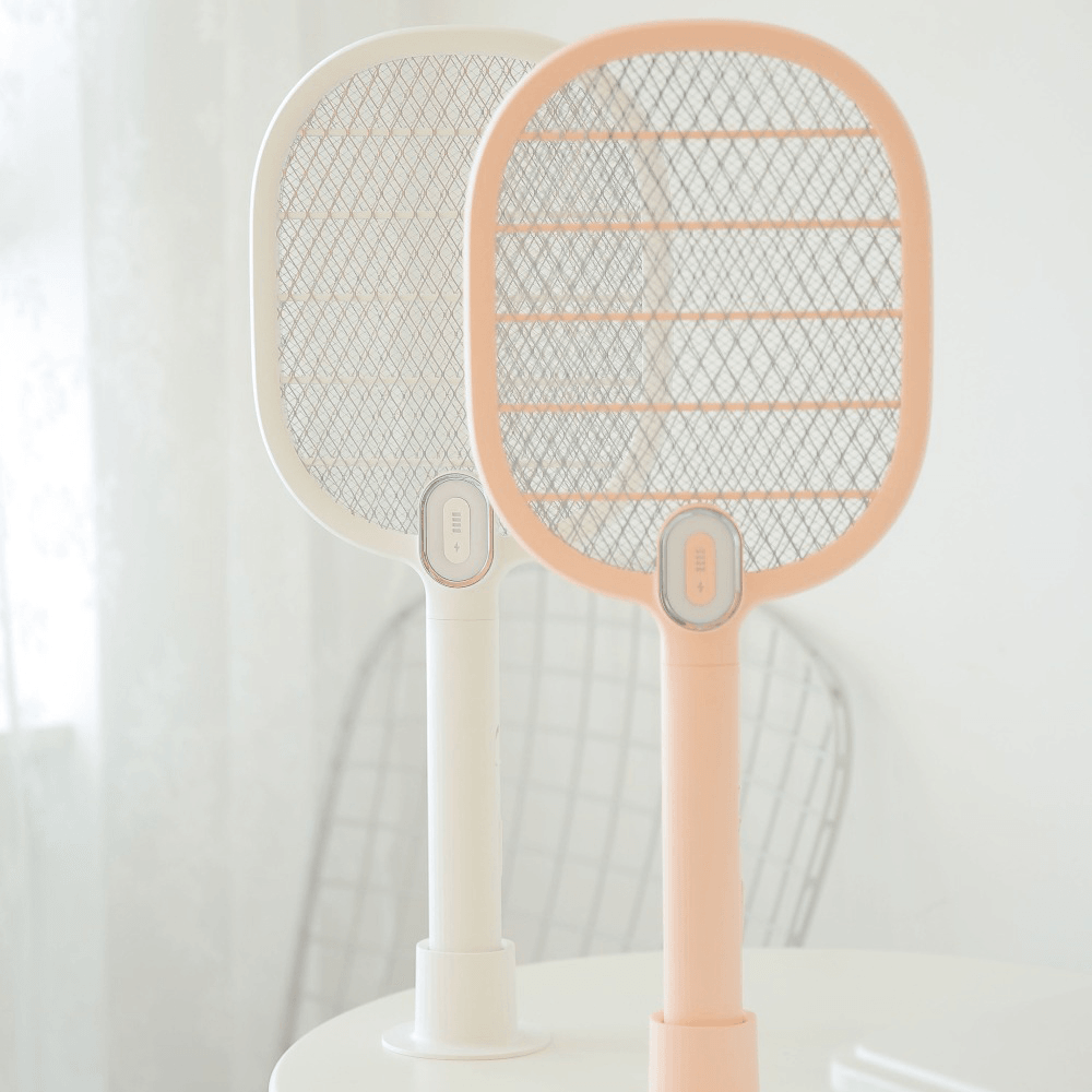 3Life Electric Mosquito Swatter Mosquito Dispeller Rechargeable LED Electric Insect Bug Fly Mosquito Killer Racket 3-Layer Net dylinoshop