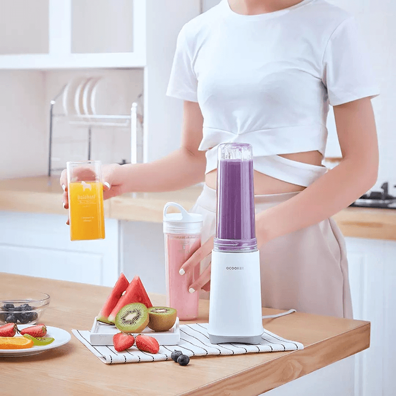 OCOOKER Mini Juicer Portable Quick Squeeze 280Ml 150W Juice Machine Blender From Trendha