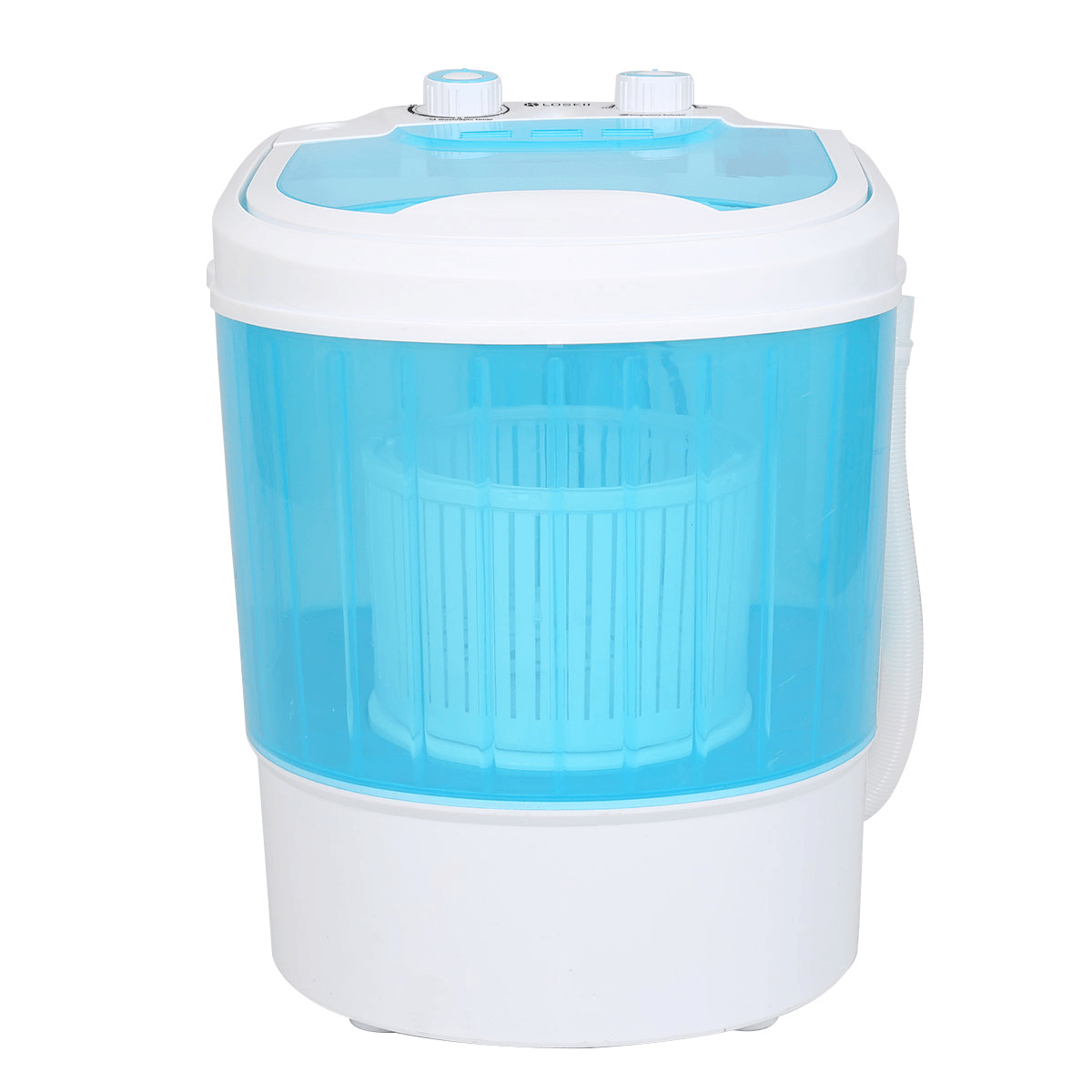 [EU Plug]Loskii LK-WM1 Portable Mini Washing Machine 4.5Kg 220V 300W Low Noise Strong Motivation for Home Apartments Dorms Trendha