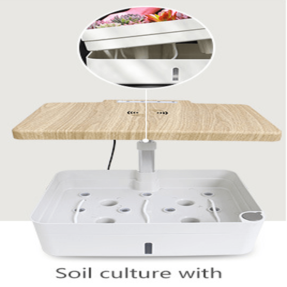 110-240V Indoor Intelligent Hydroponic Planting Box Soilless Cultivation Equipment LED Fill Light Vegetable Planting Machine Nursery Flower Pot dylinoshop