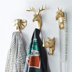 Geometric Wildlife Wall Hook Feajoy