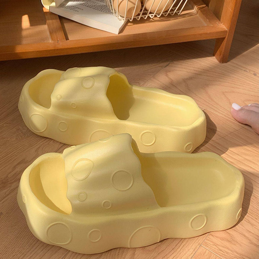 Cute Cheese Platform Slides dylioshop