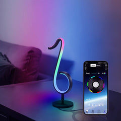 Intelligent APP Remote Control Symphony Atmosphere Light LED Night Light 180º Rotation Desktop Bedside For Home Decor Lamp dylinoshop