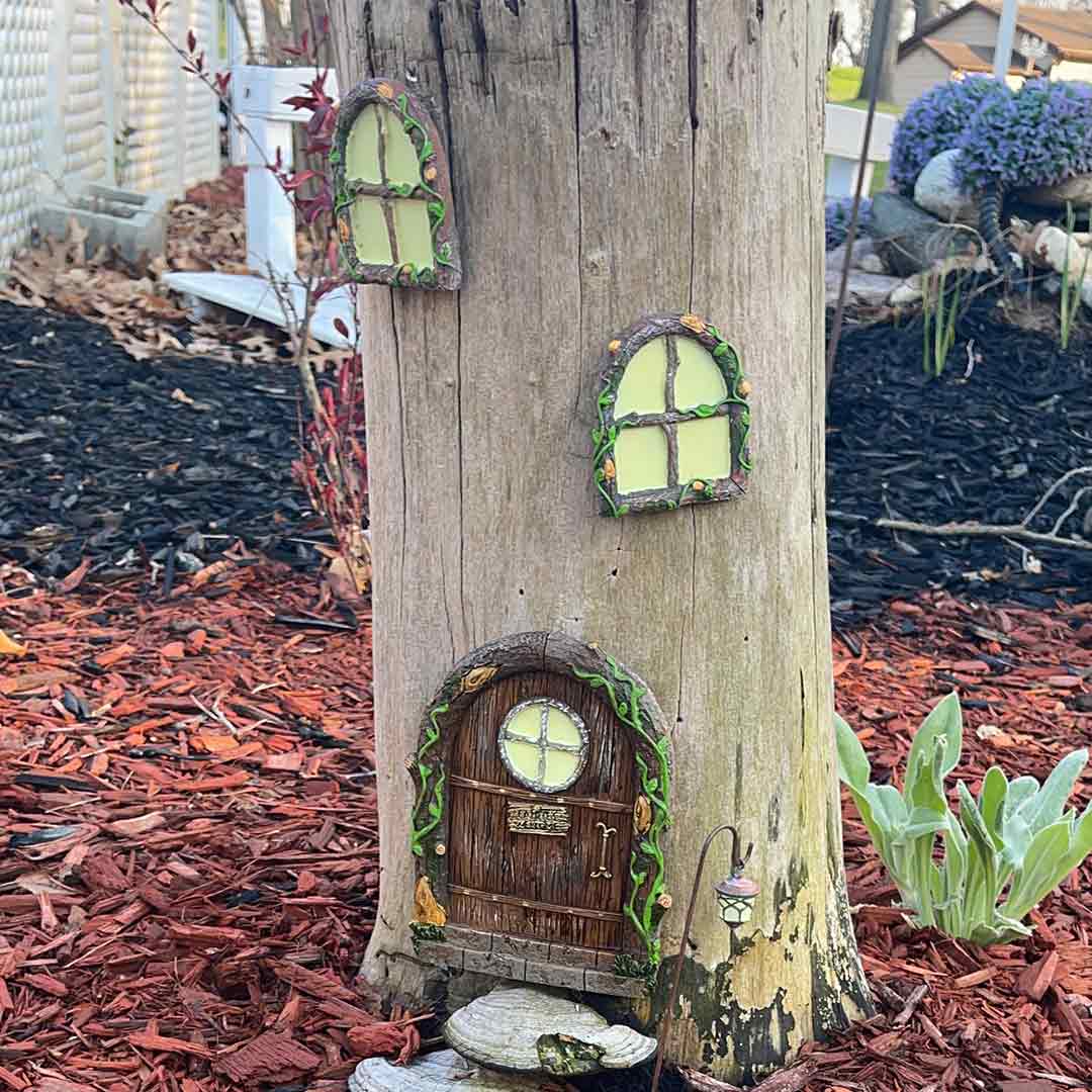 Fairy Door and Windows for Trees Feajoy