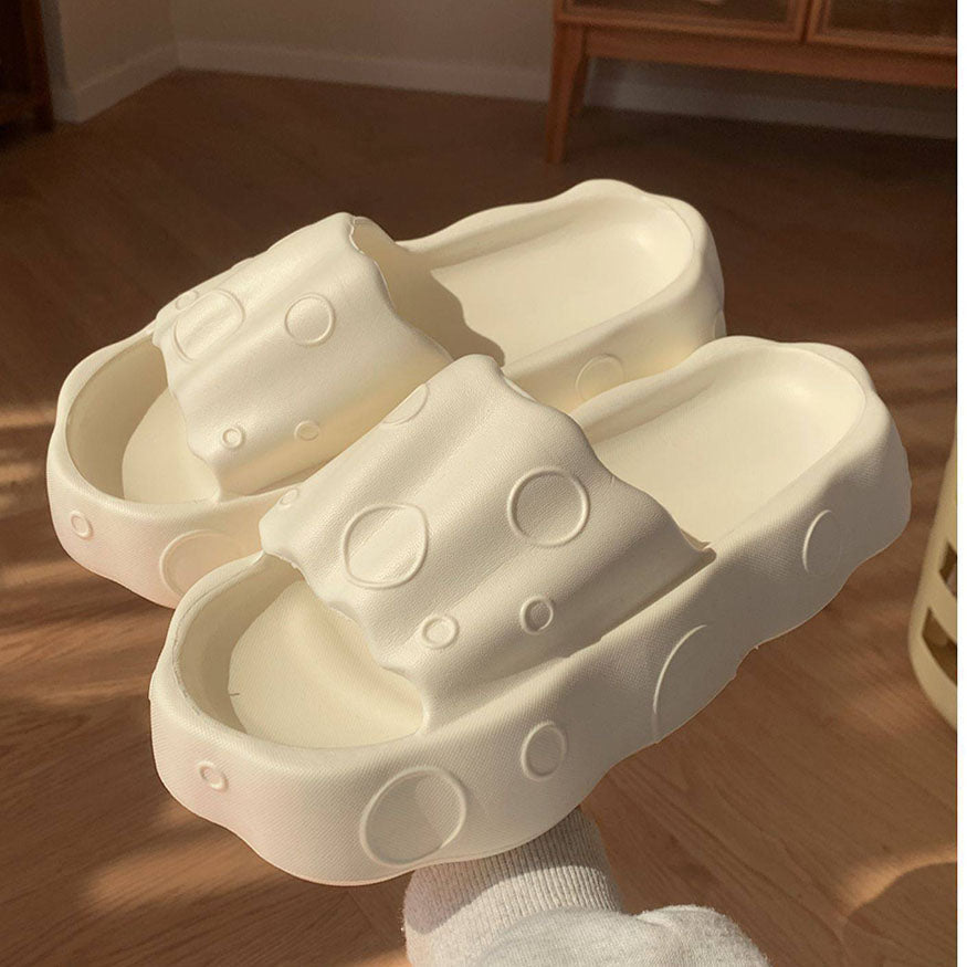 Cute Cheese Platform Slides dylioshop