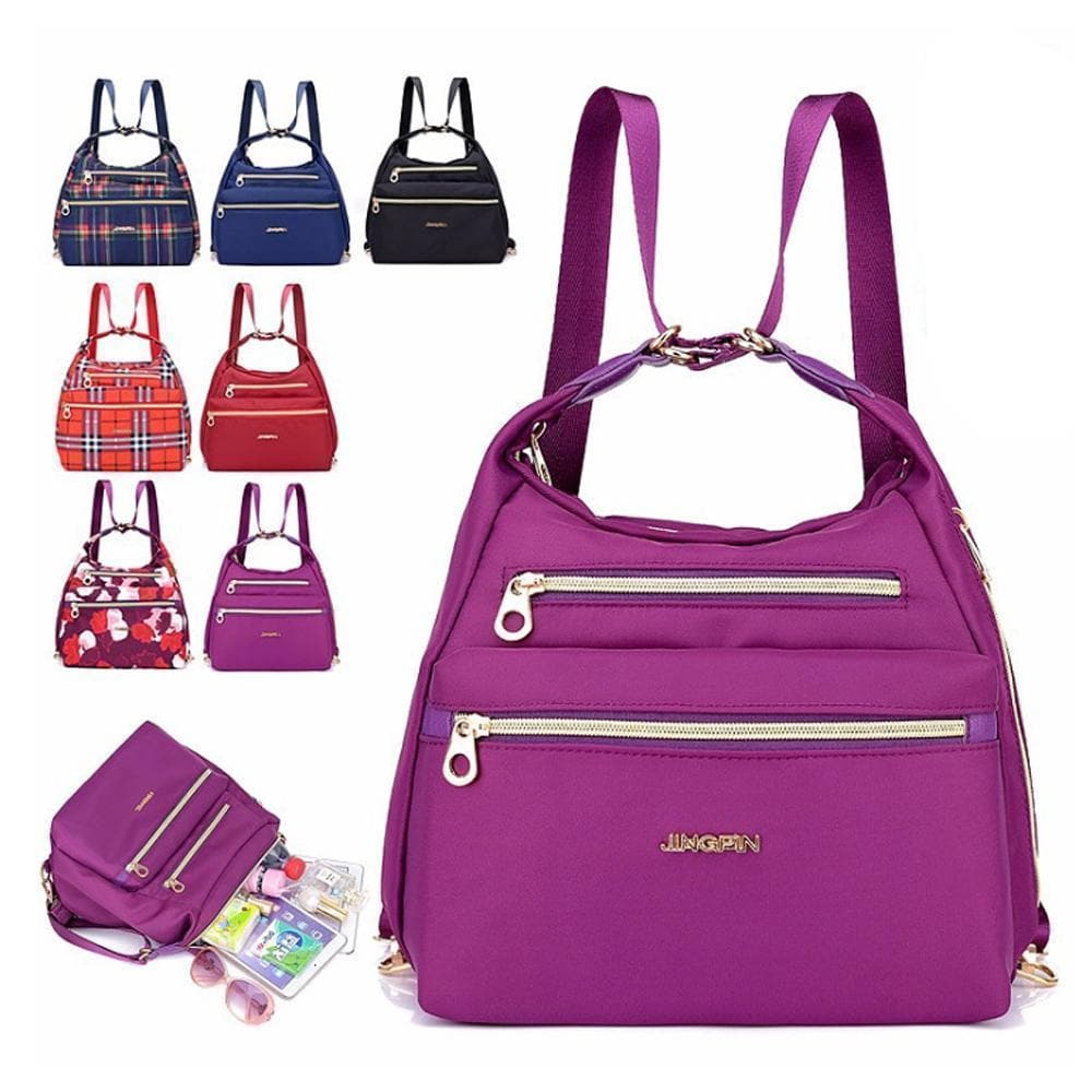 Bag with Double Zippers, Handbag and Shoulder Bag Zimomo