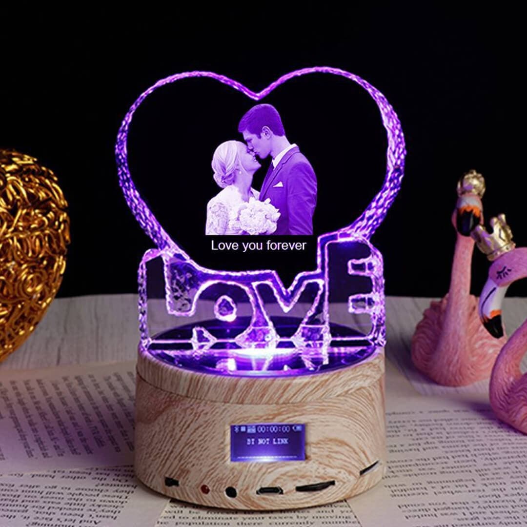 Crystal 3D Customized Music Box Gift dylinoshop