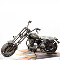 Metal Handmade Motorcycle Sculpture feajoy