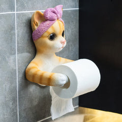 Cute Cat Roll Paper Holder dylinoshop