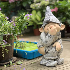 Gardening Elf Character Statue Decoration Feajoy