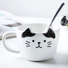 Cute Cat Coffee Set dylinoshop