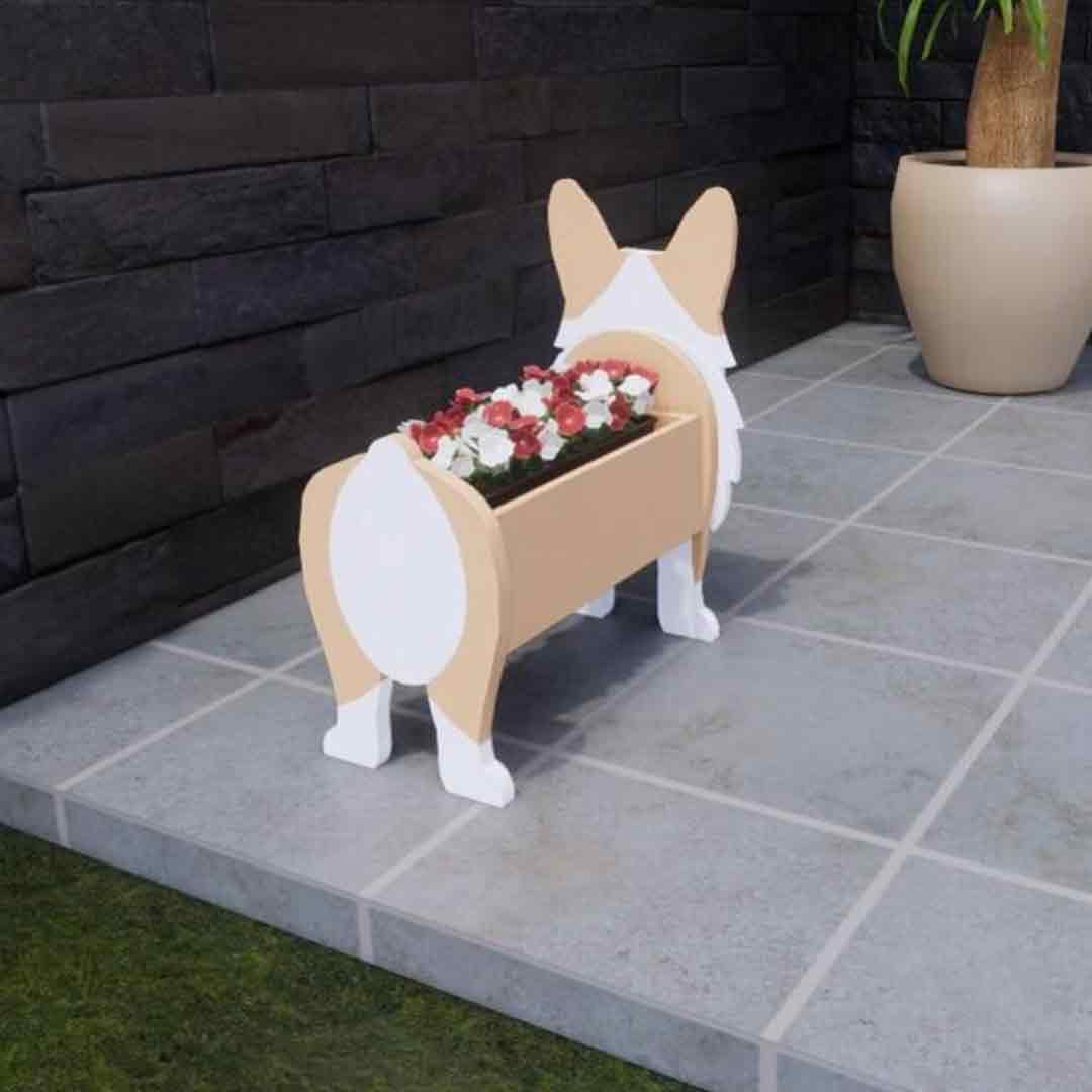 Dog Planter feajoy