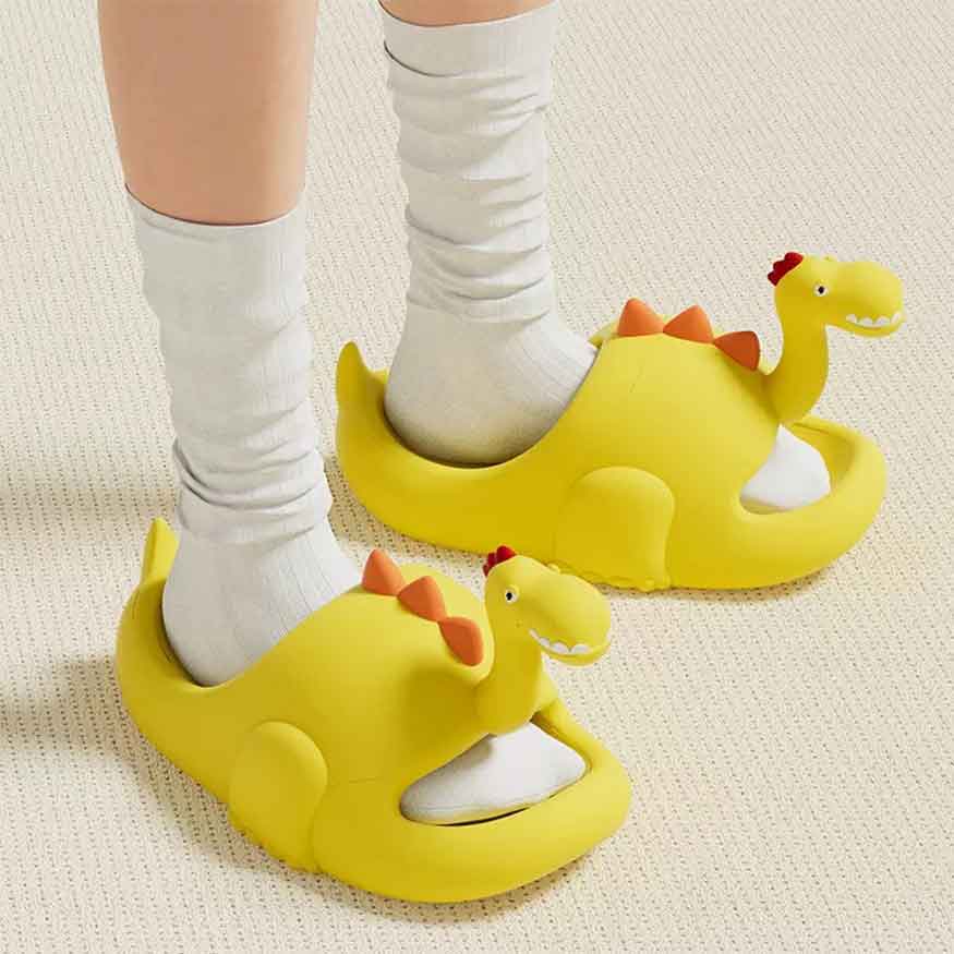 Cute Cartoon Dinosaur Slippers dylinoshop