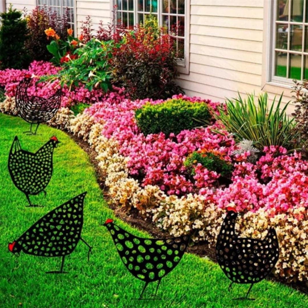 Garden Hens Decoration Feajoy