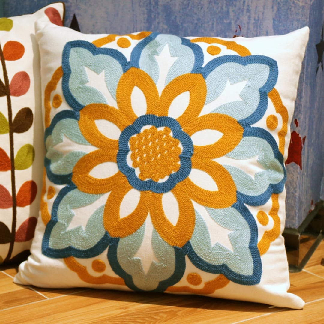 Embroidery Pillow Covers Feajoy