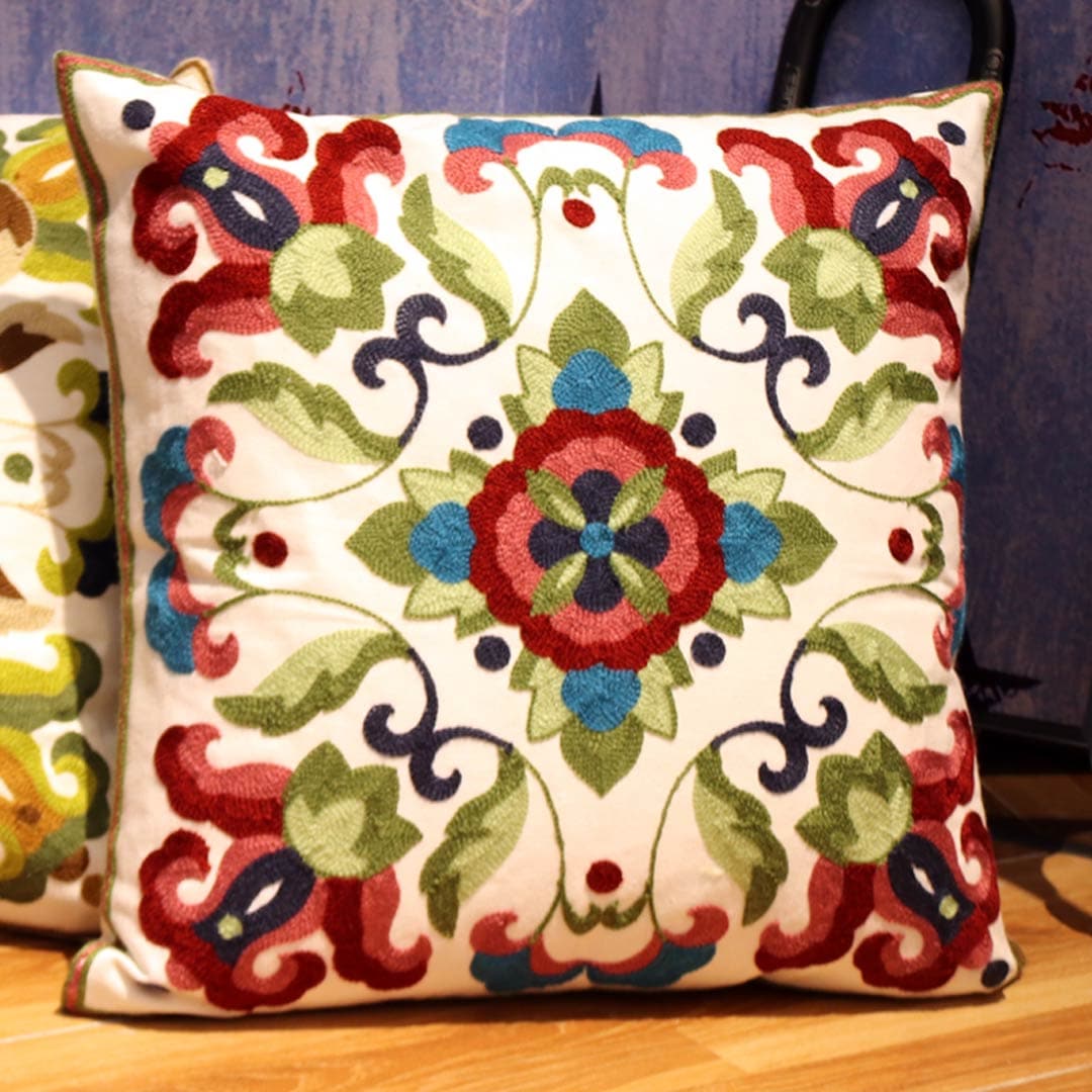 Embroidery Pillow Covers Feajoy