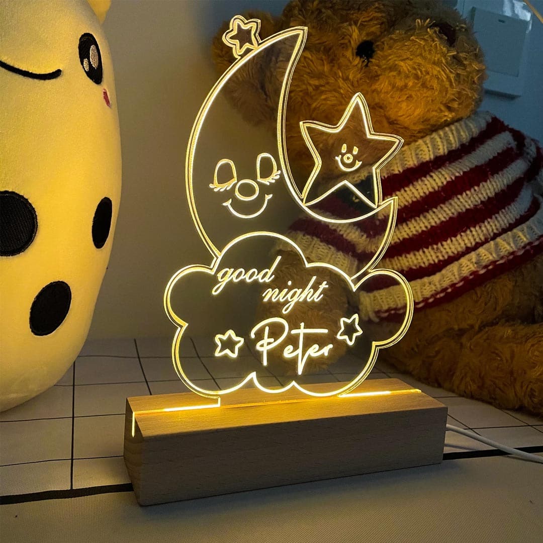 Personalized Night Lights Bedroom Decor Feajoy