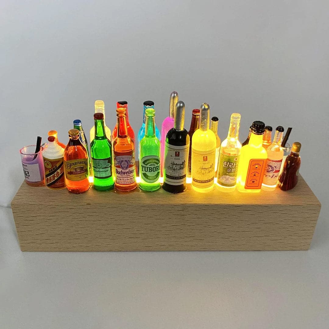 DIY Bottle Beer Wine Drinks Night Light Feajoy