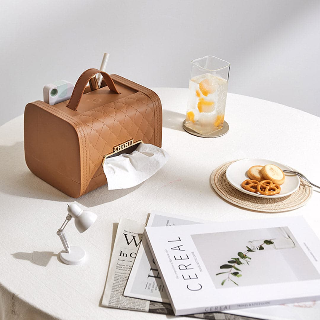 Handbag-Shaped Tissue Box Feajoy