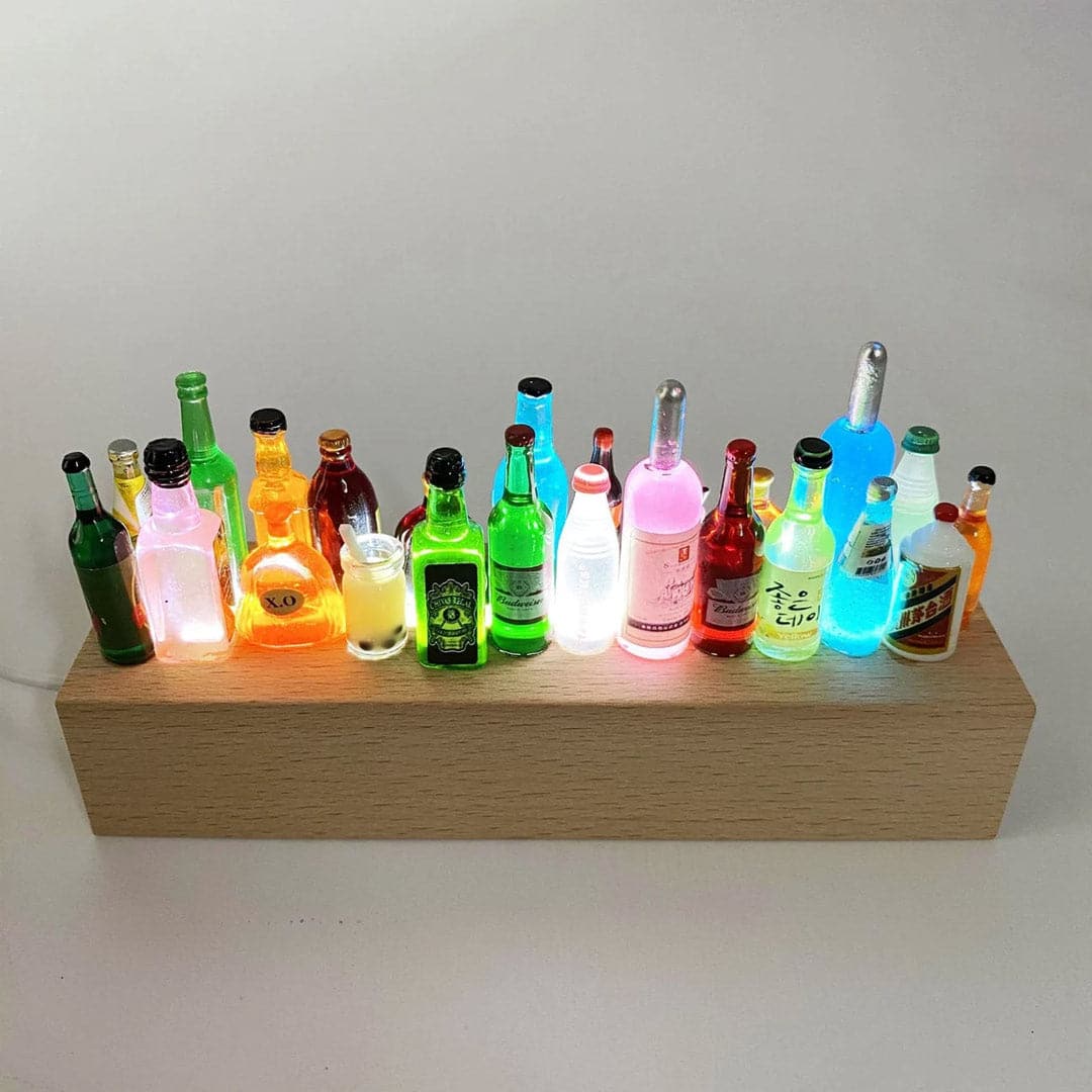 DIY Bottle Beer Wine Drinks Night Light Feajoy