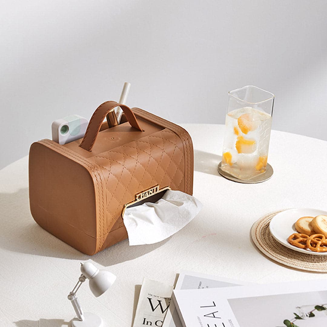 Handbag-Shaped Tissue Box Feajoy