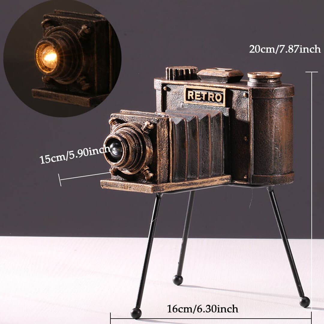 Creative Retro Camera Tripod Light dylinoshop