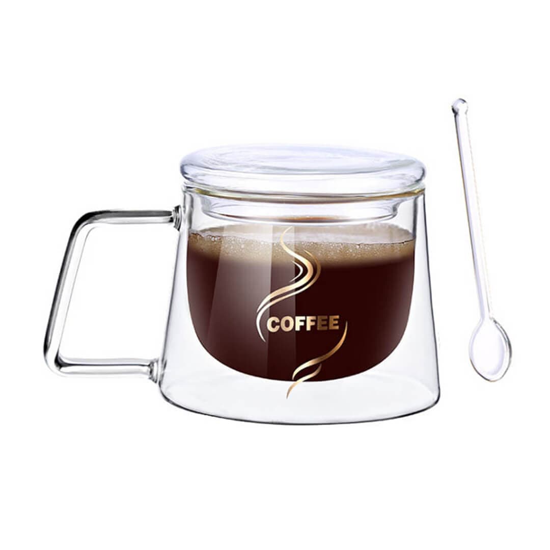 Double-layer High Borosilicate Coffee Cup dylinoshop