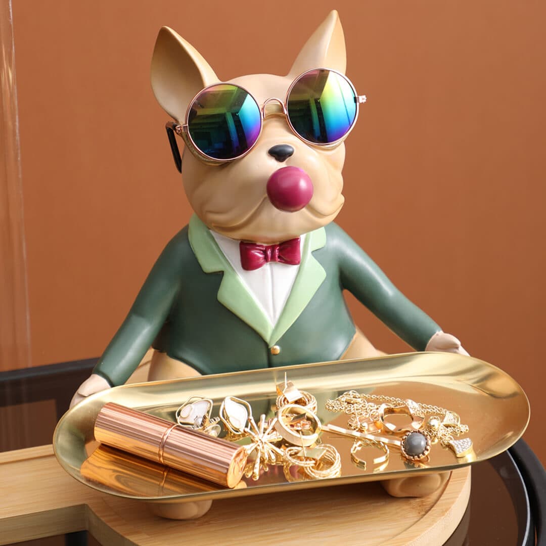 French Bulldog Desktop Tray Feajoy