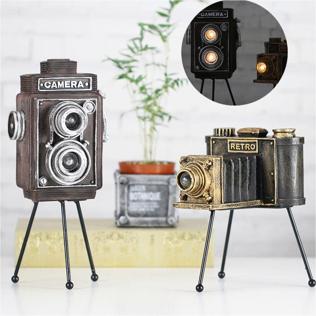 Creative Retro Camera Tripod Light dylinoshop