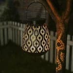 Solar Waterproof Ironwork Hollow Hanging Light dylinoshop