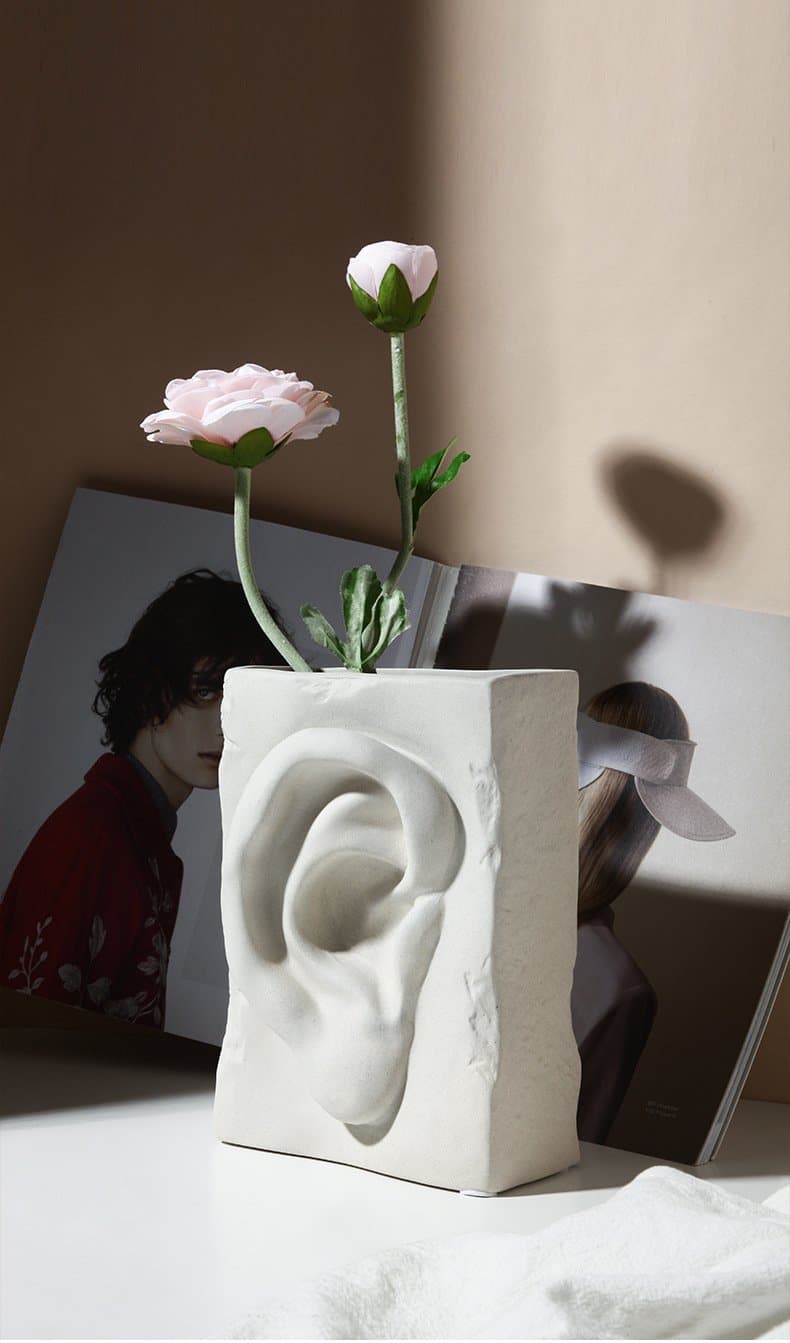 Eye Mouth Ear Shape Vase feajoy