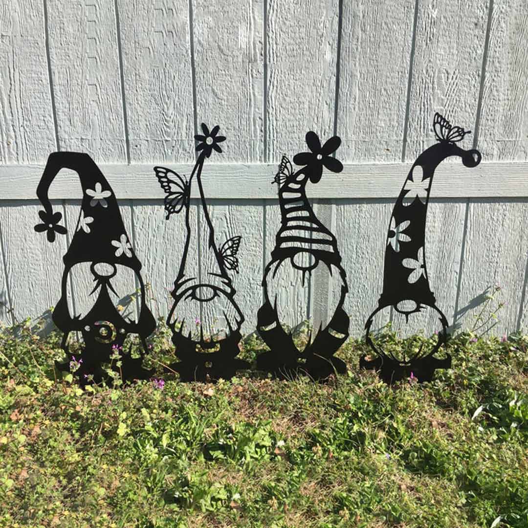 Steel Gnomes Decoration Feajoy