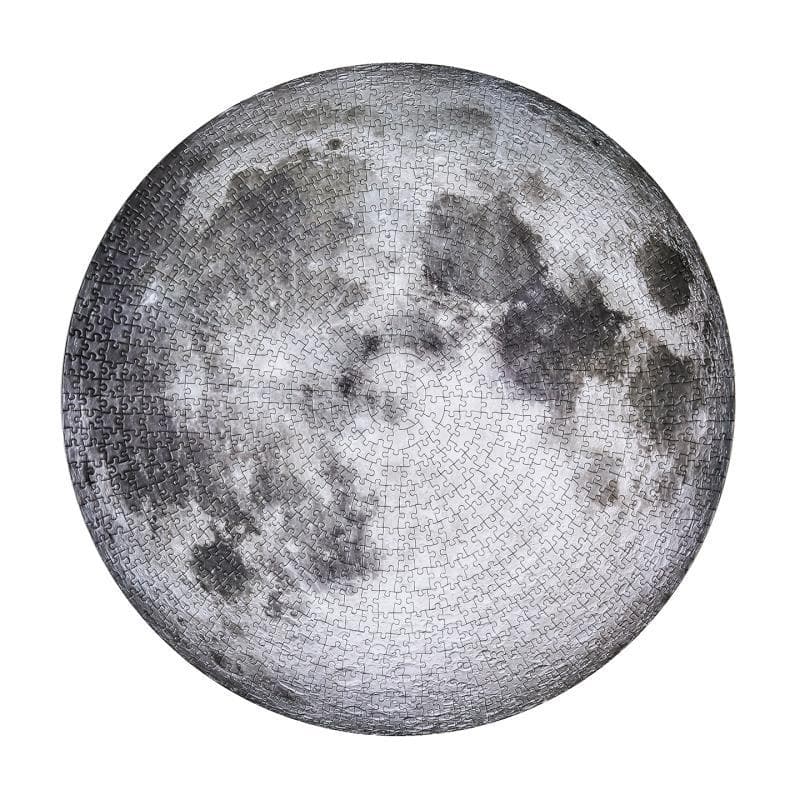 Moon/Earth Jigsaw Puzzle 1000 Pieces Large Round Full Space Adult Challenging and Fun dylinoshop