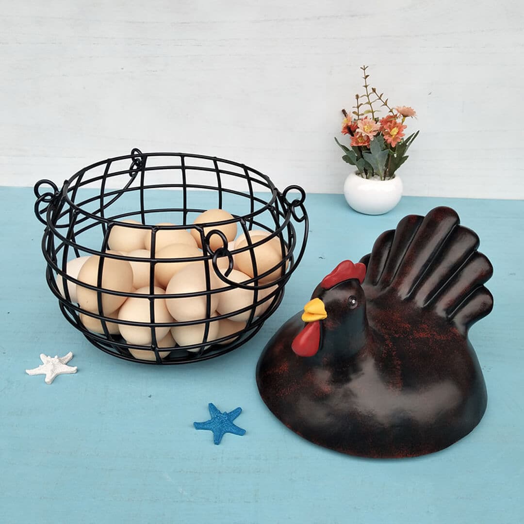 Egg Holder Hen Storage Basket dylinoshop