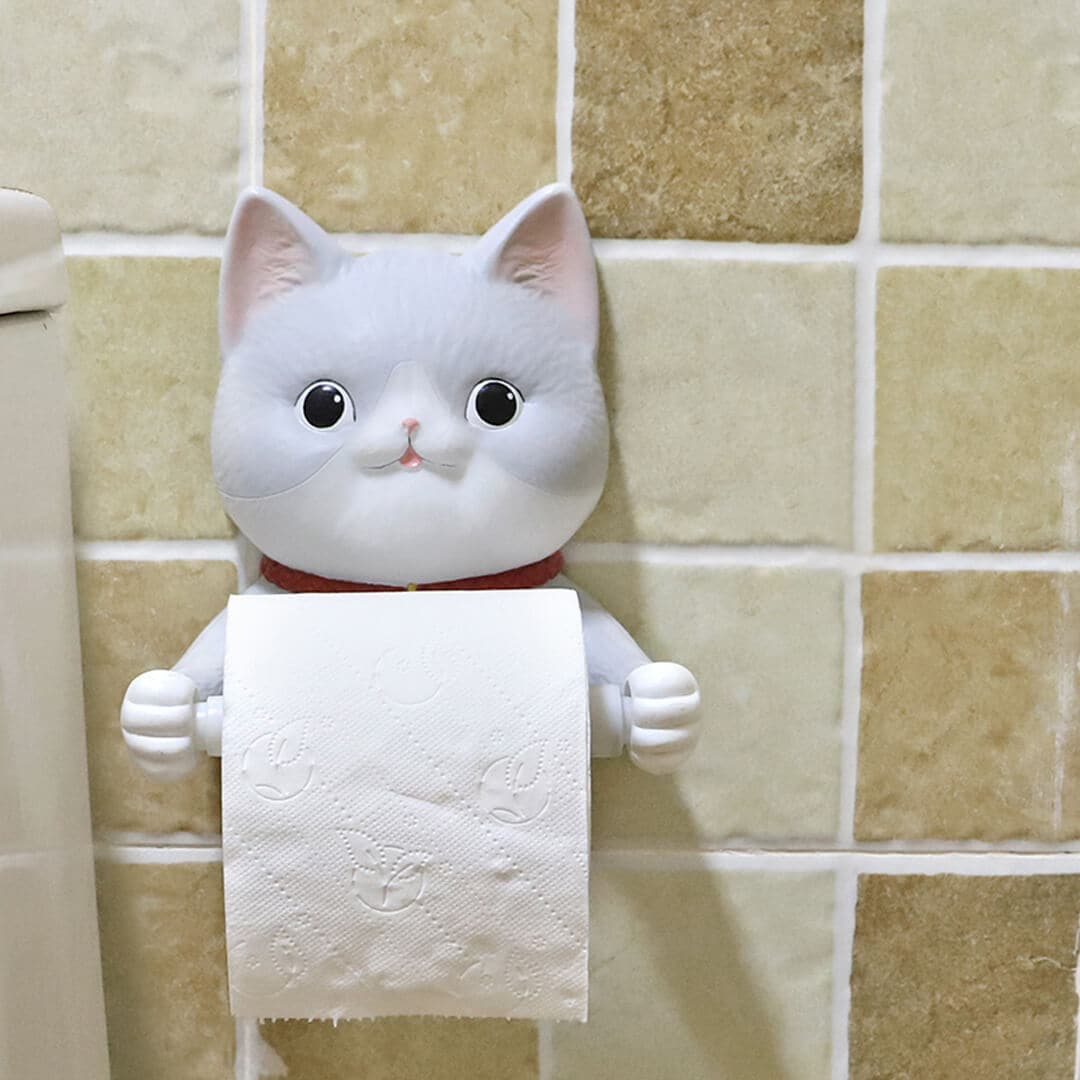 Funny Cat Tissue Holder Feajoy