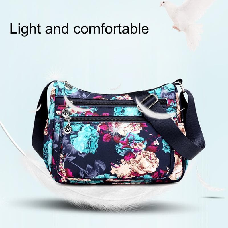 Floral Large Capacity Shoulder Bag Zimomo