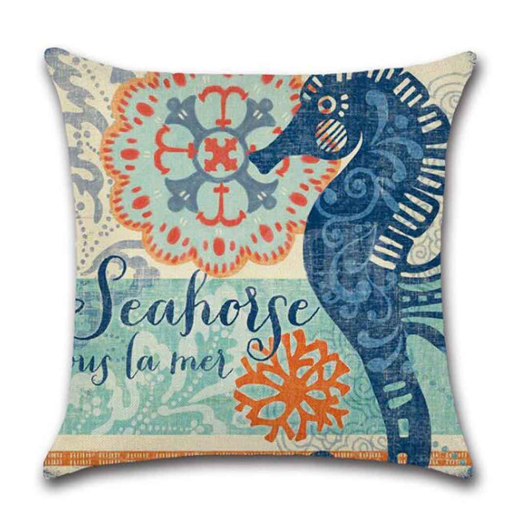 Sea Life Cushion Covers Feajoy