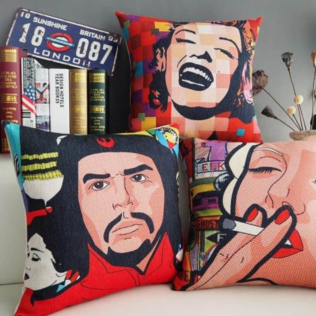 Modern Creative Monroe Pillow Cover Feajoy