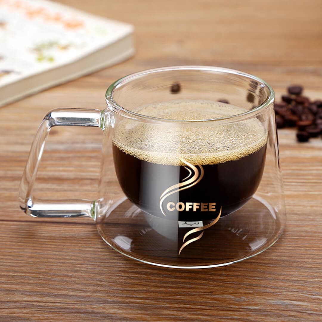 Double-layer High Borosilicate Coffee Cup dylinoshop