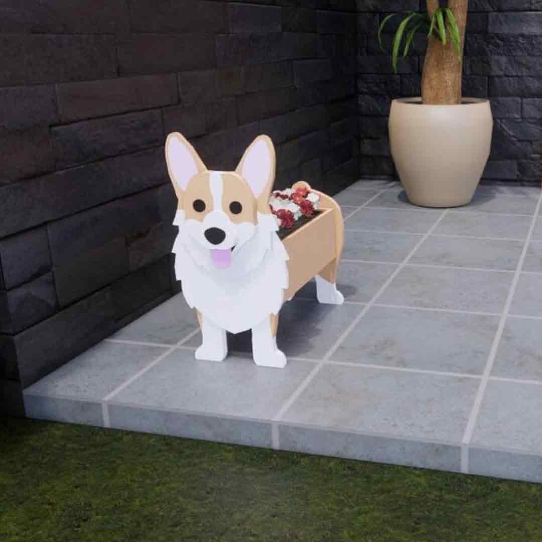 Dog Planter feajoy