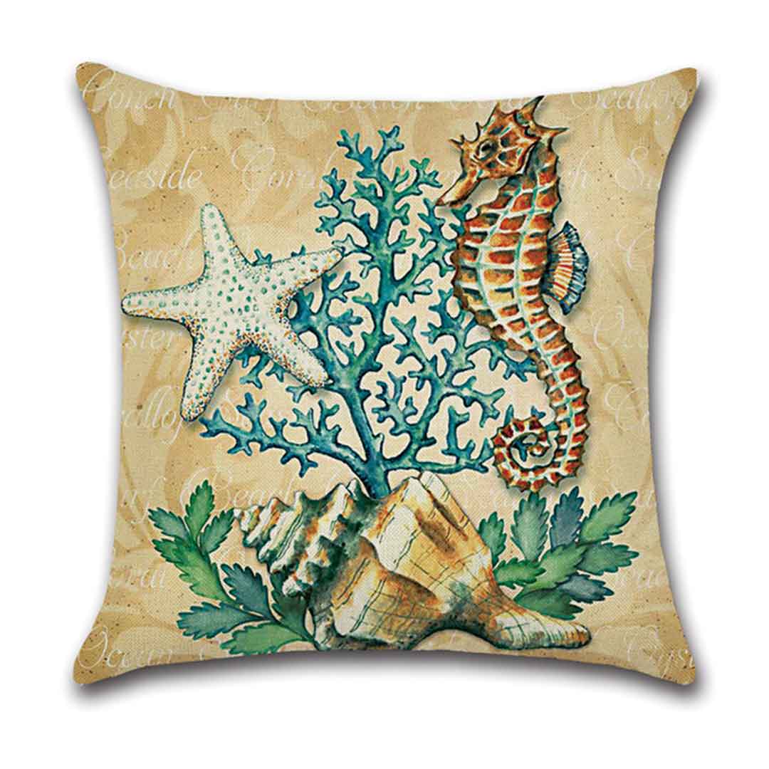 Sea Life Cushion Covers Feajoy