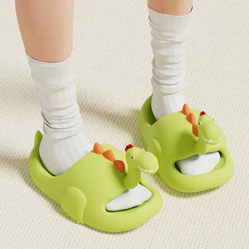 Cute Cartoon Dinosaur Slippers dylinoshop