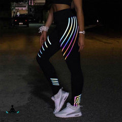 Rainbow Reflective Leggings Zimomo