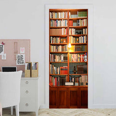 3D Book Door Mural Stickers dylinoshop