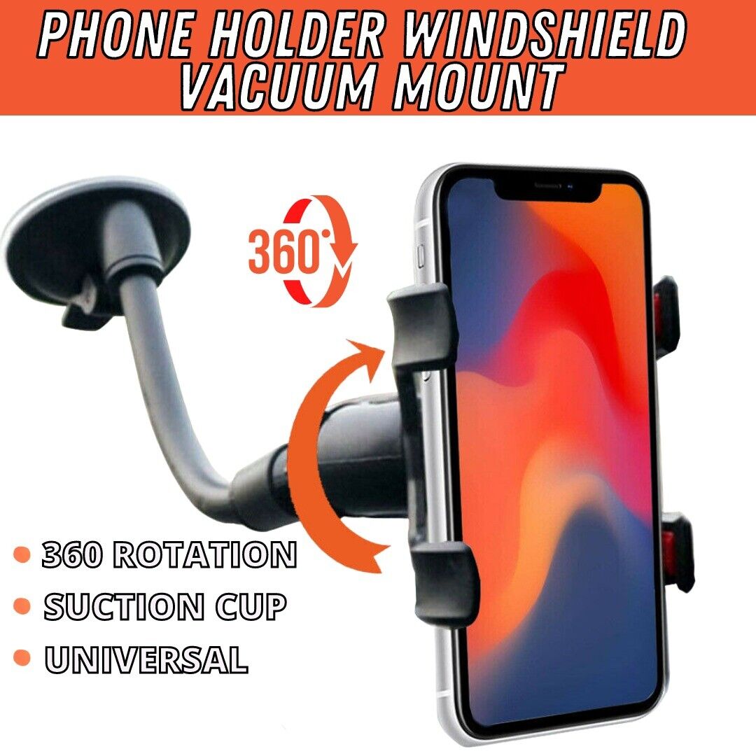 Car Windshield Vacuum Mount Cell Phone Holder Stand dylinoshop